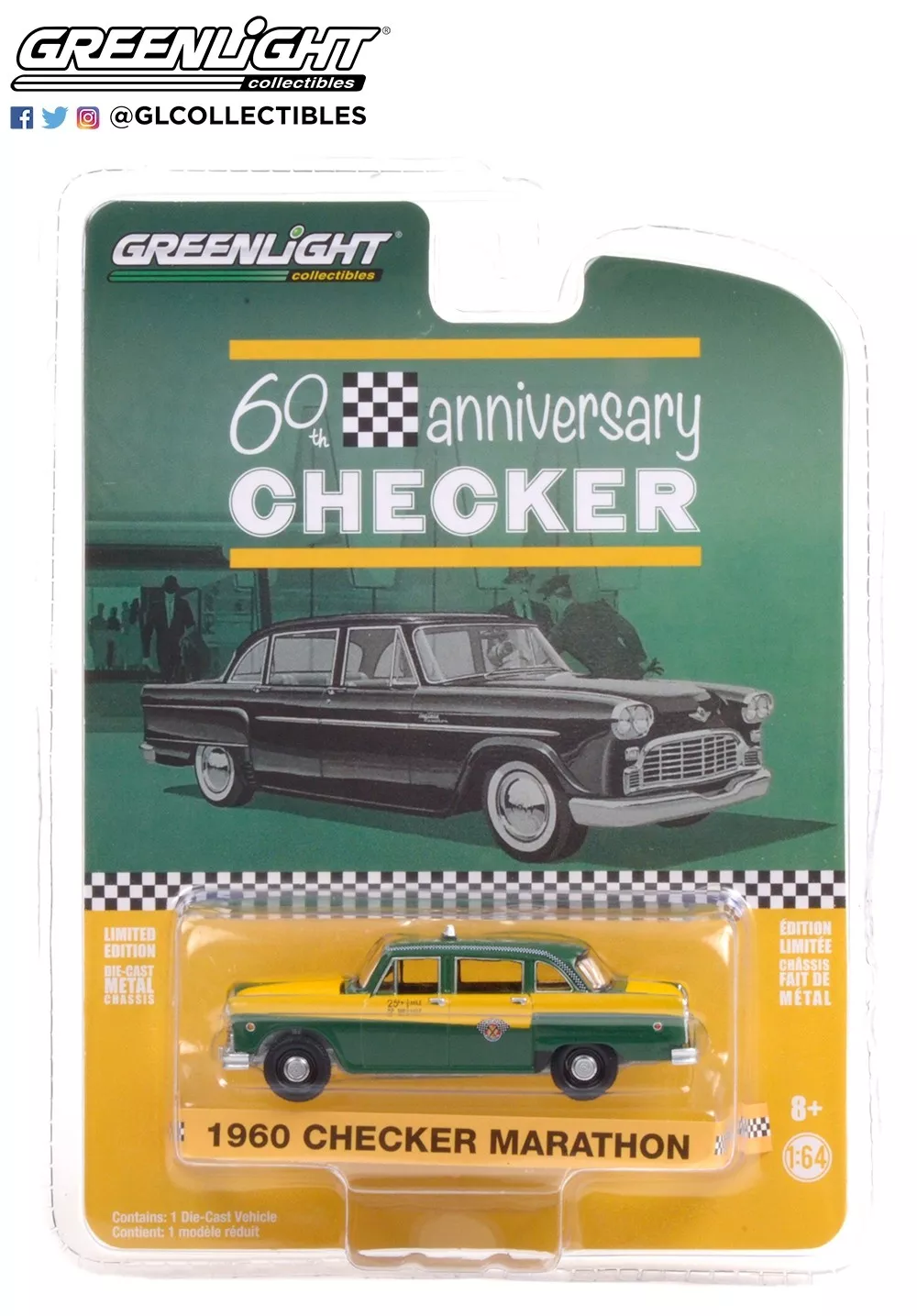 Greenlight - 1960 Checker Marat hon  A11 - Checker 60 Years 